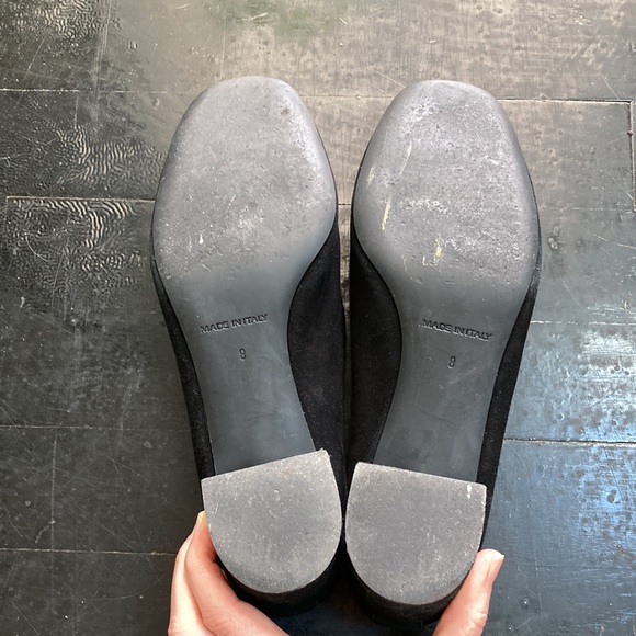 Everlane Black Italian Leather Day Heel 8 - Picture 4 of 5